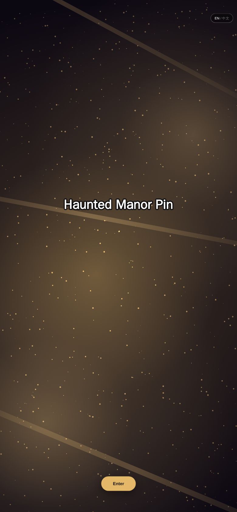 Haunted Manor Pin