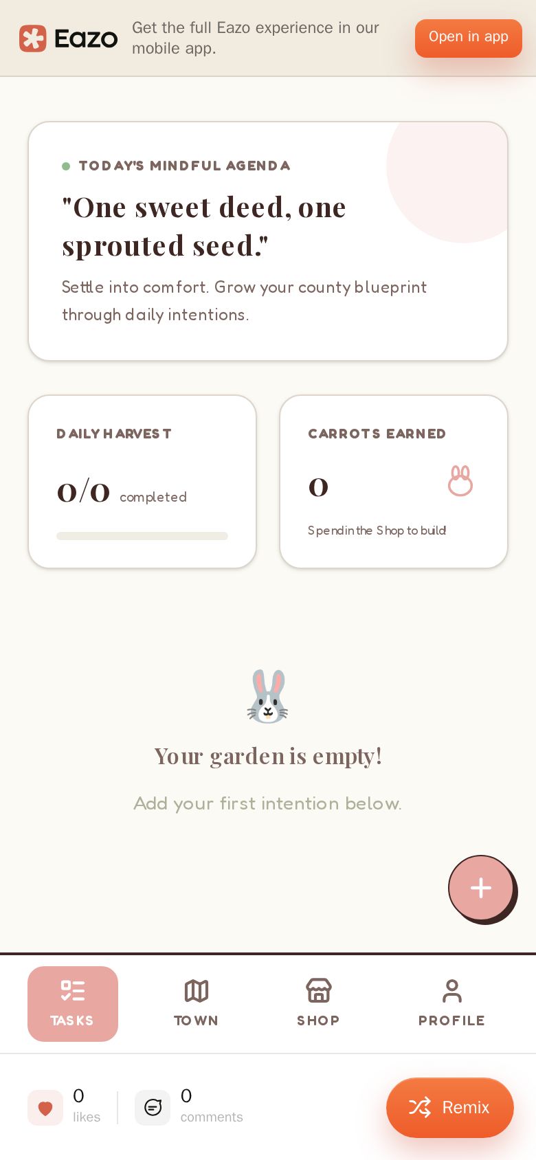 Bunny Town Diary