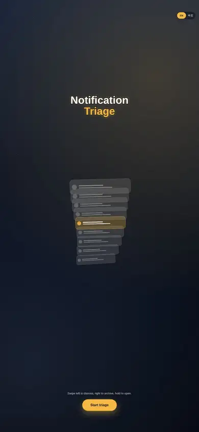 Notification Triage