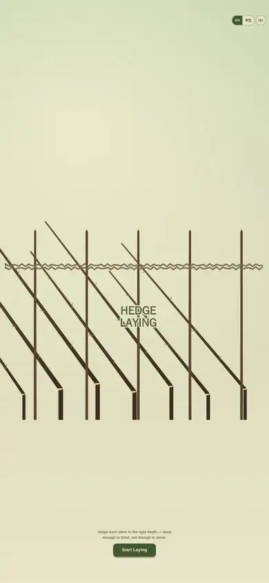 Hedge Laying