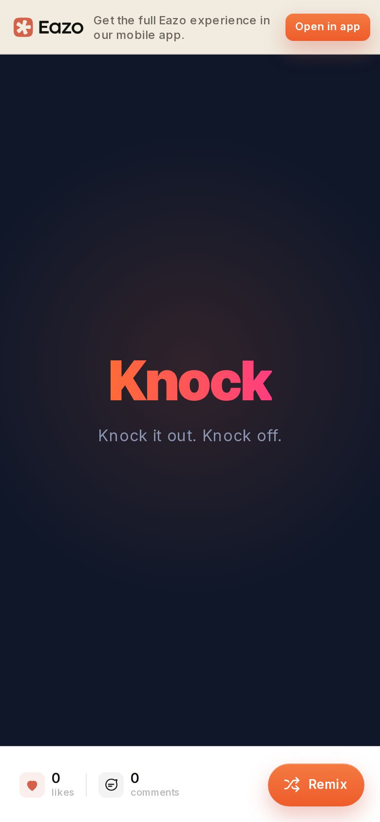 Knock