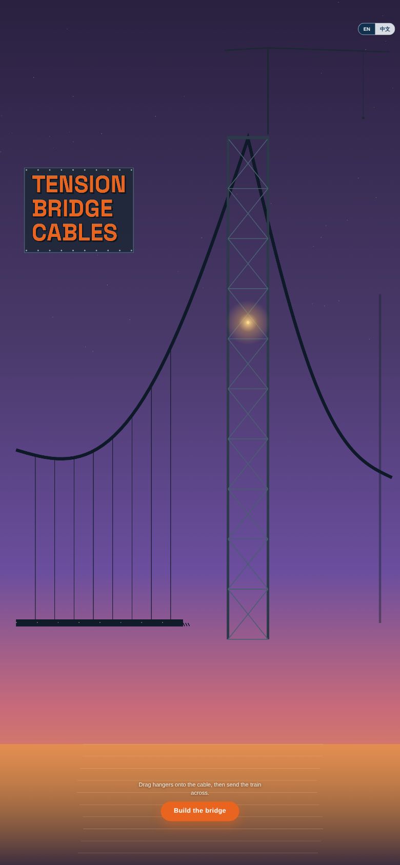 Tension Bridge Cables