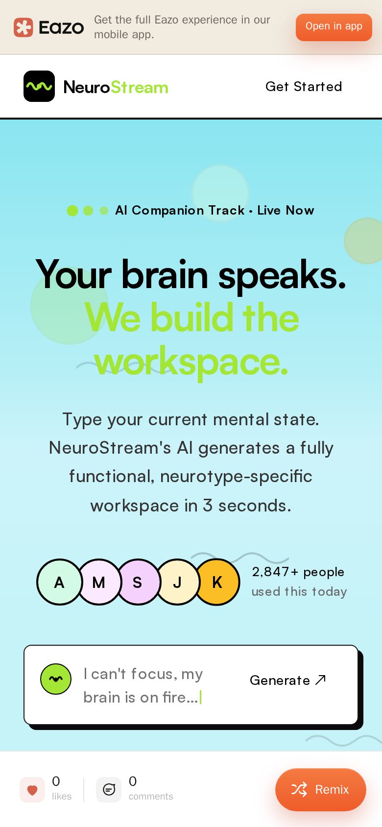 NeuroStream