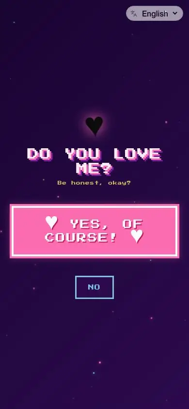 Do you love me?