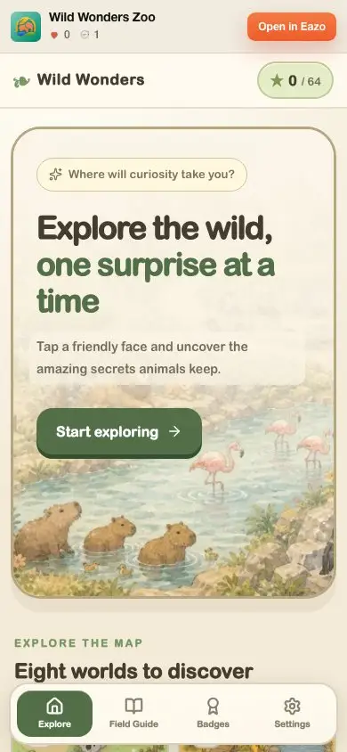 Wild Wonders Zoo