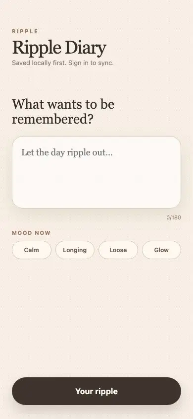 RippleDiaryApp
