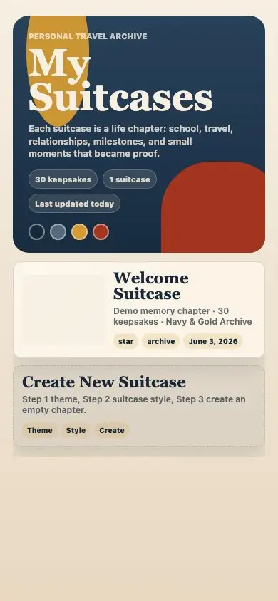 Dear Suitcase