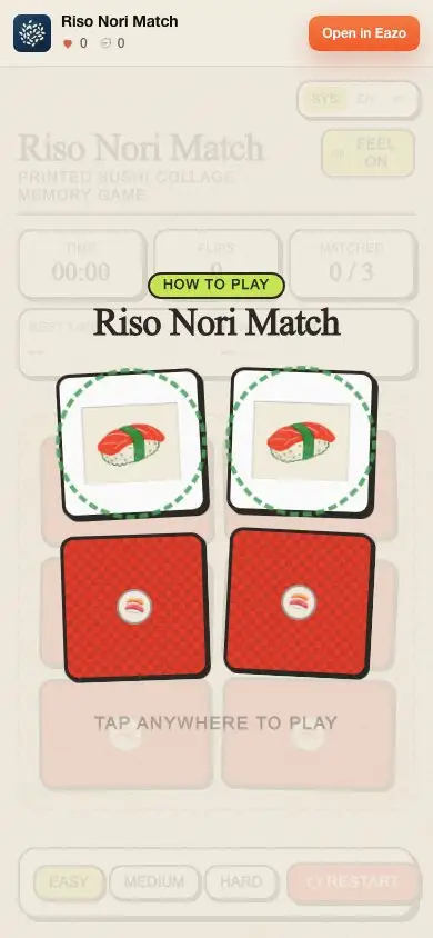Riso Nori Match