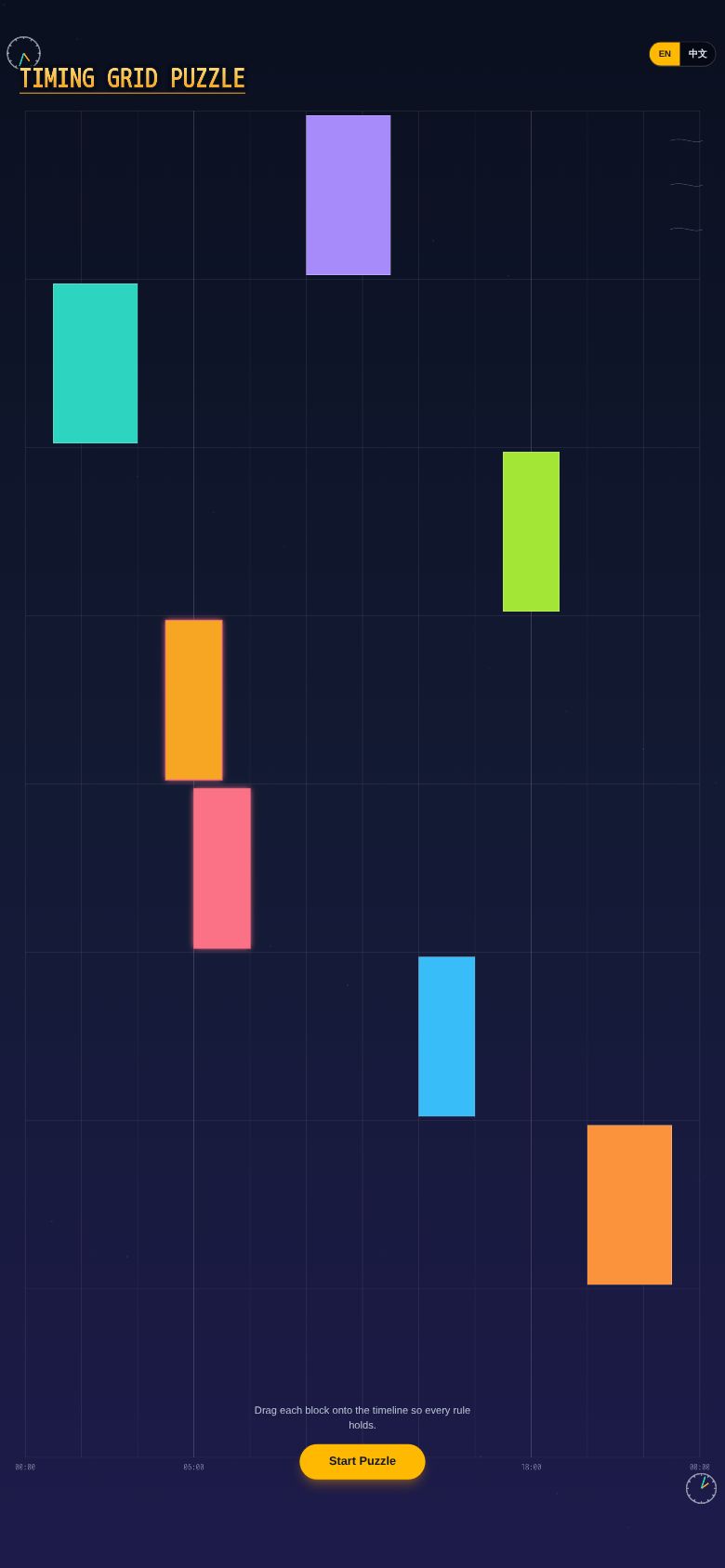 Timing Grid Puzzle