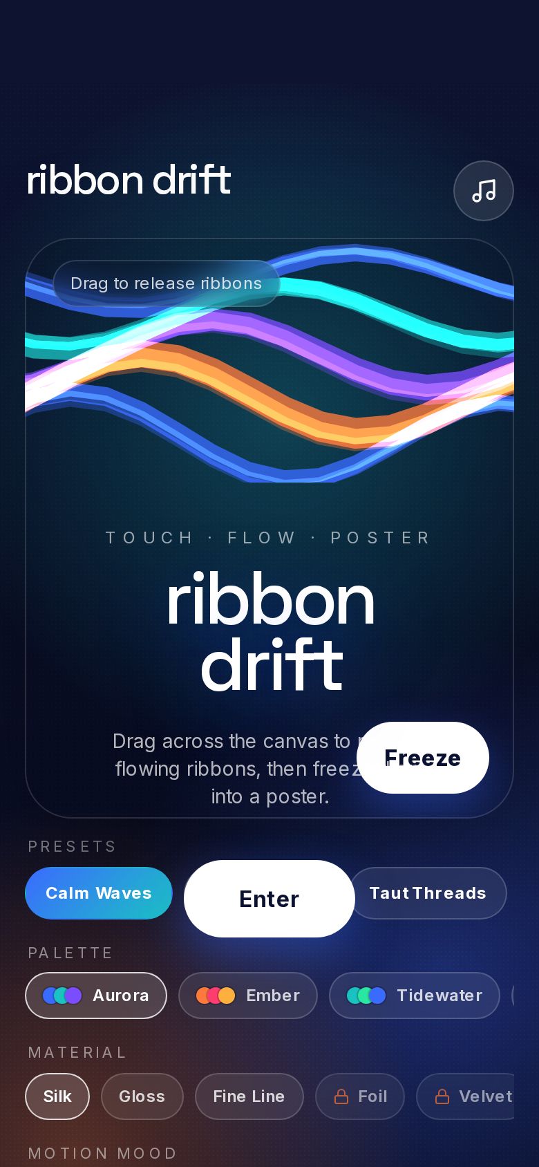 Ribbon Drift