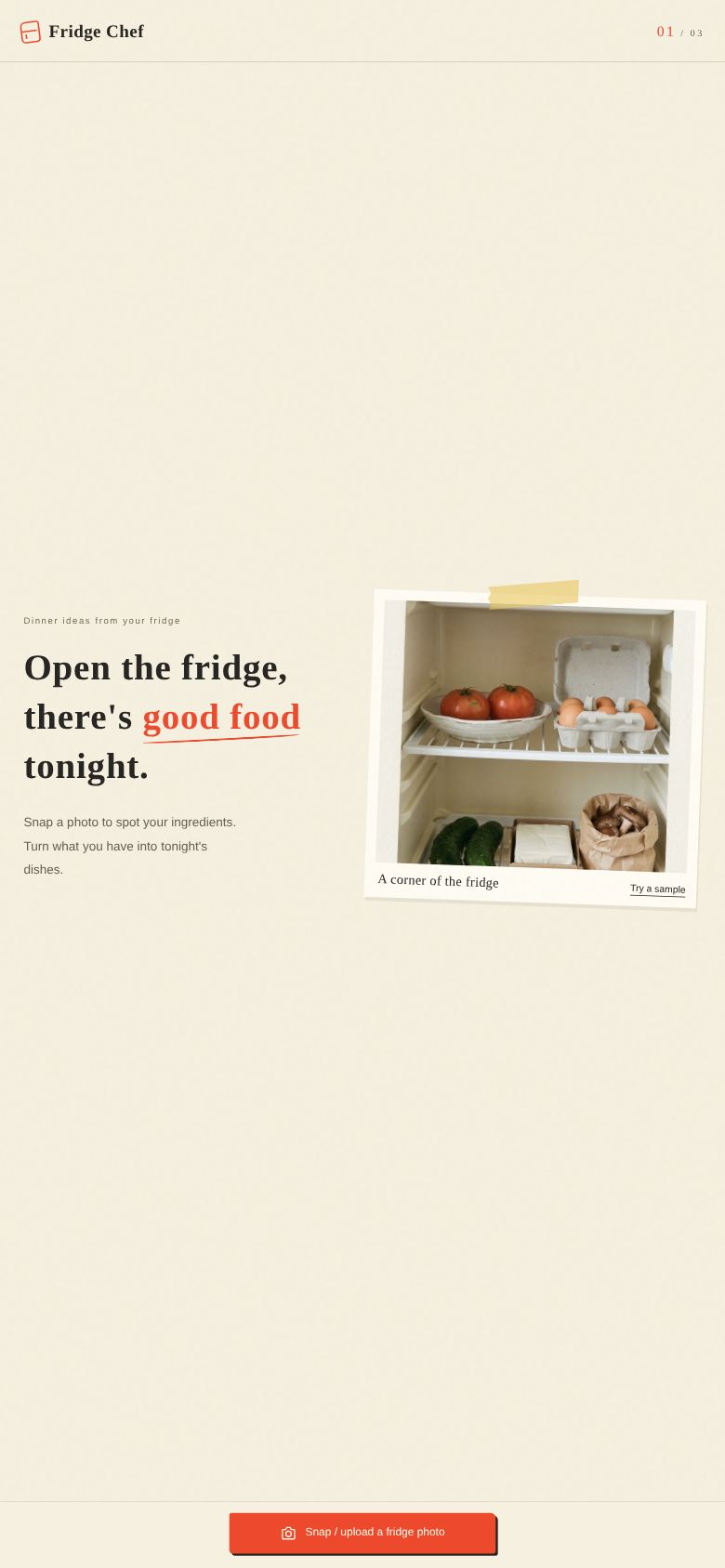 Fridge Chef