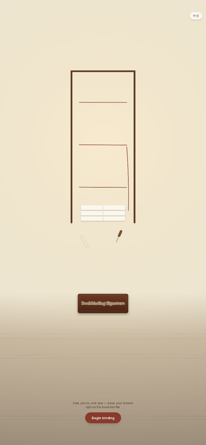 Bookbinding Signature