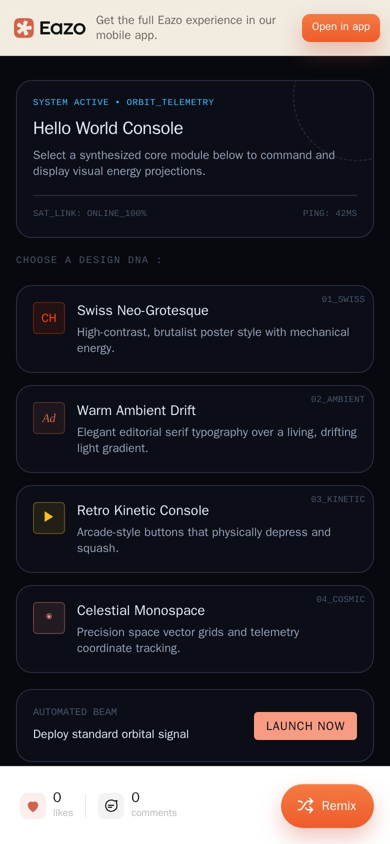Orbit Hello