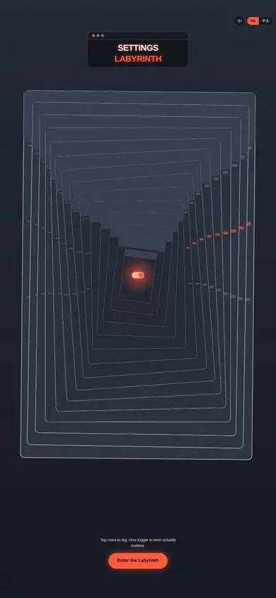 Settings Labyrinth