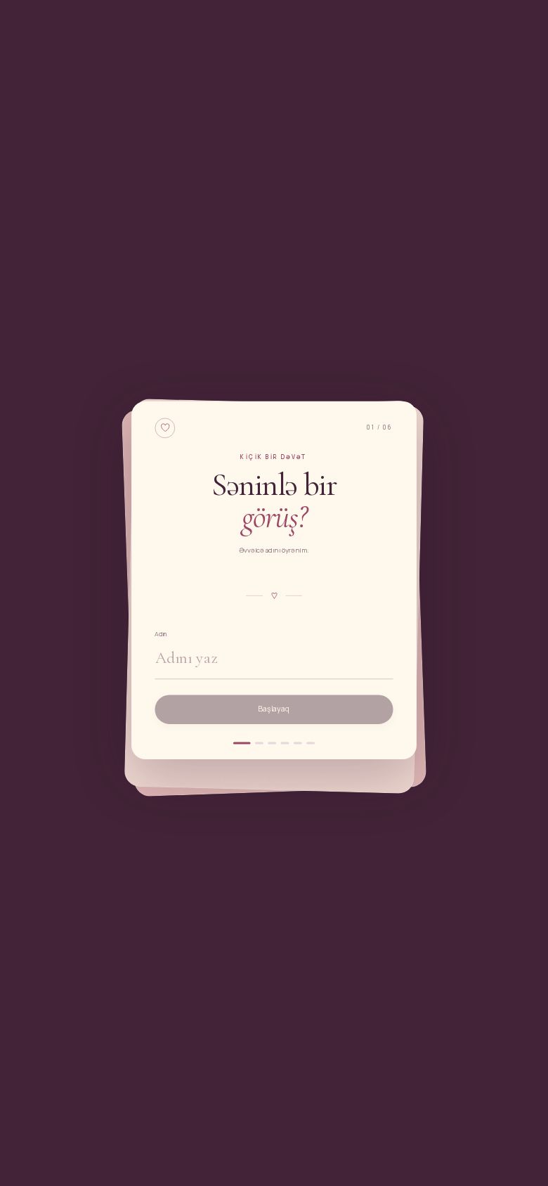 Date Invitation