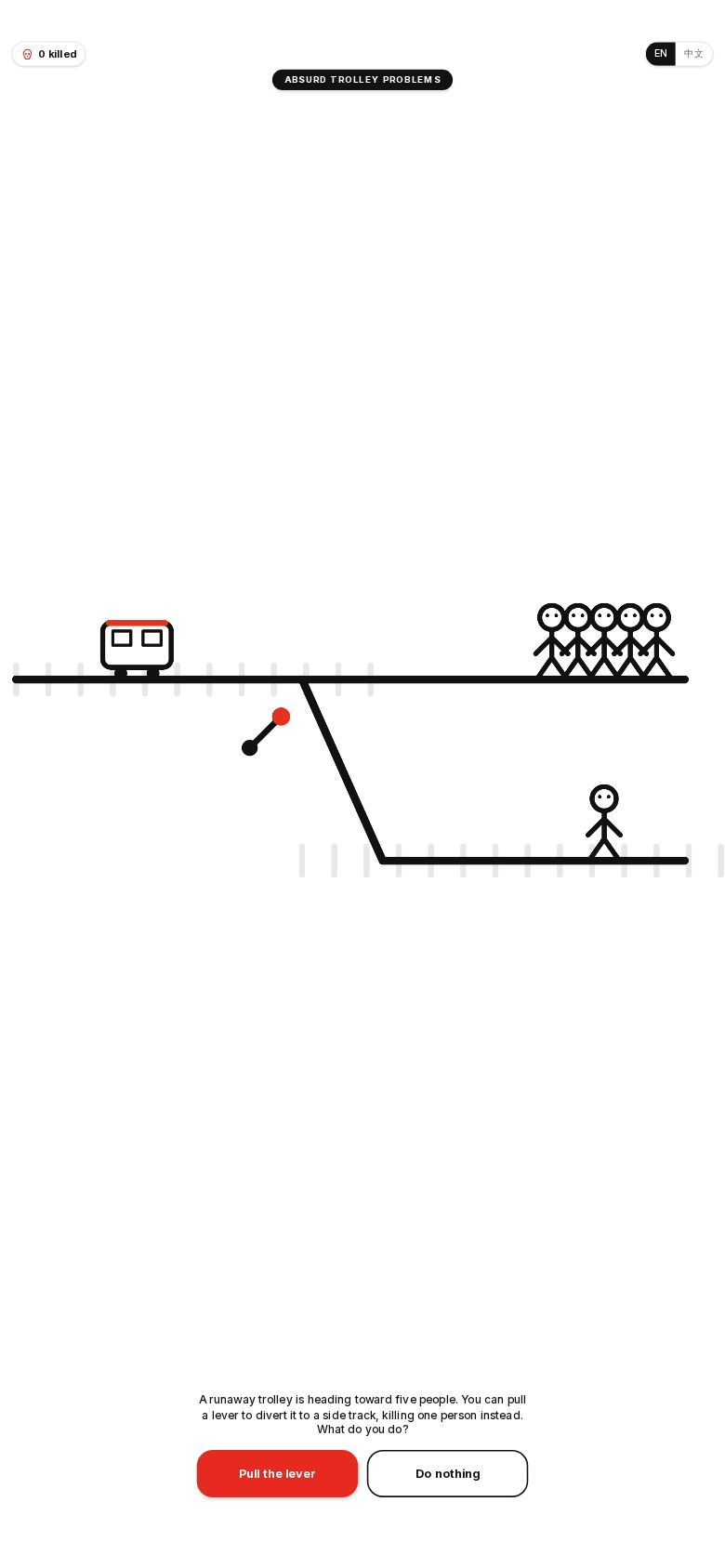 Absurd Trolley Problems