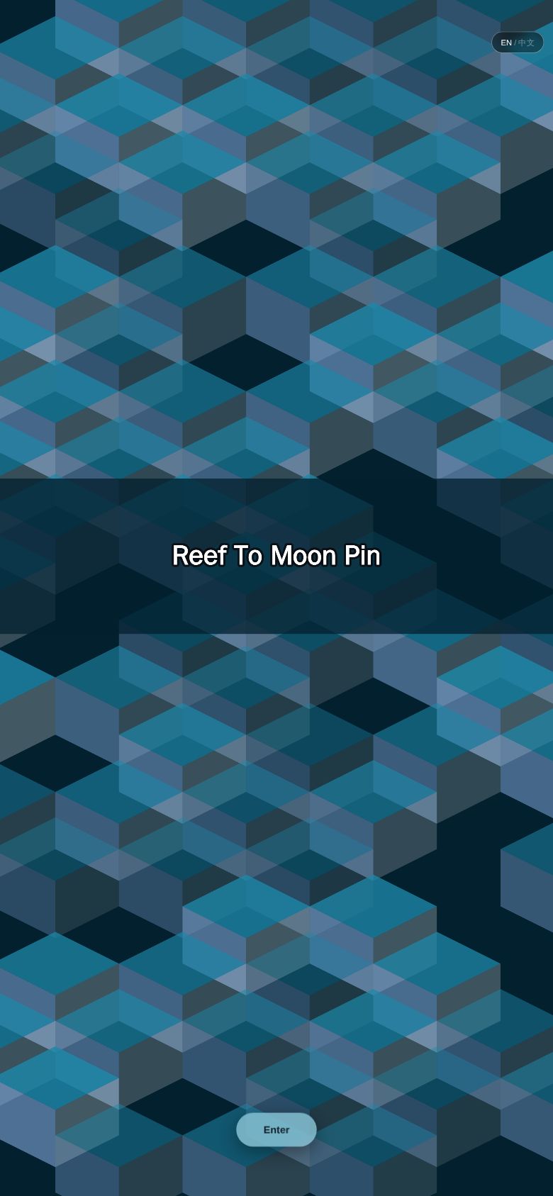 Reef To Moon Pin