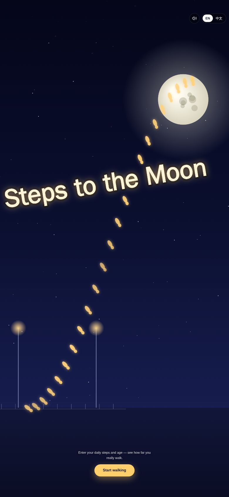 Steps to the Moon