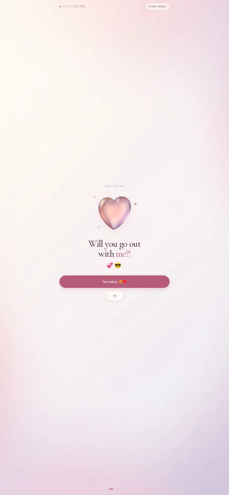 A Little Yes