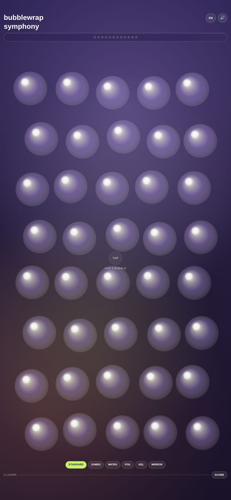 Bubblewrap Symphony