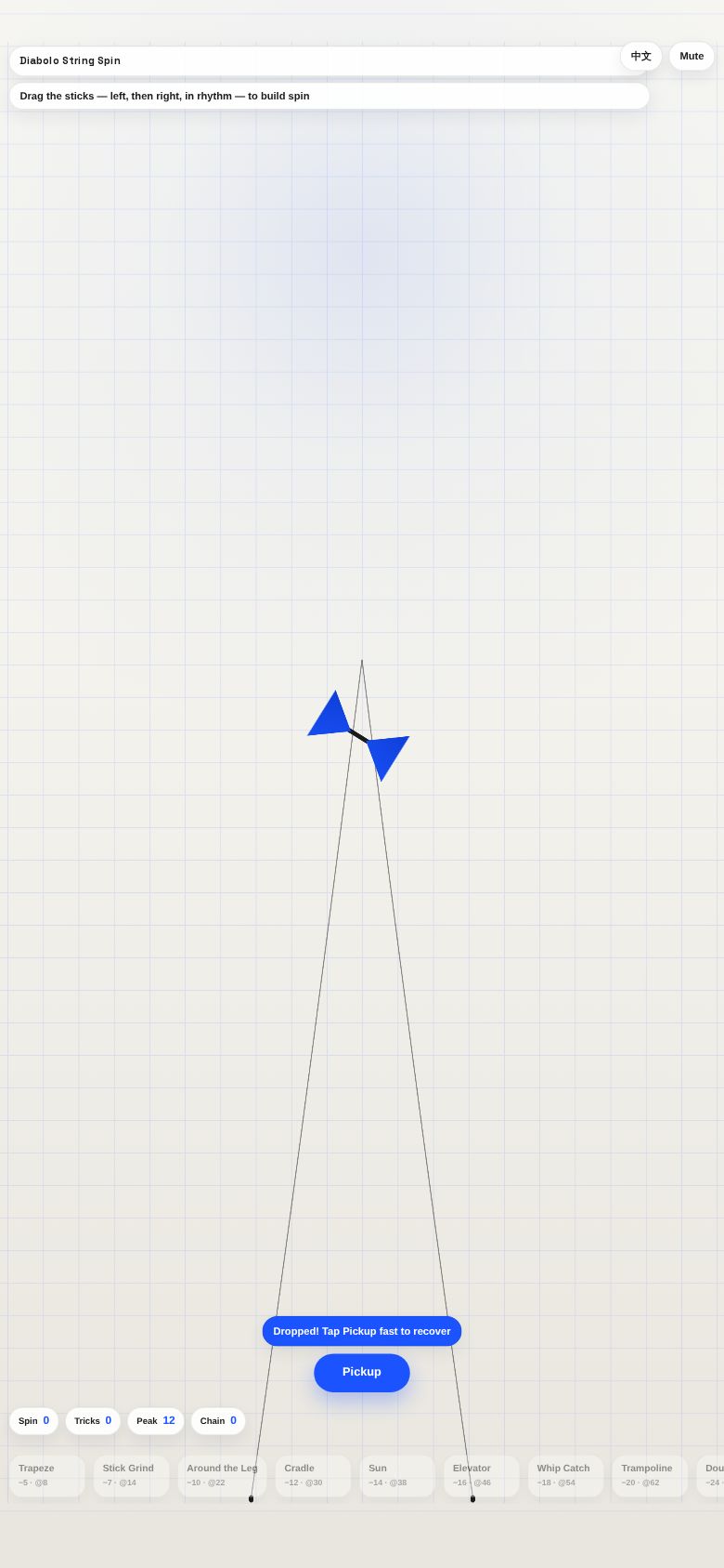 Diabolo String Spin