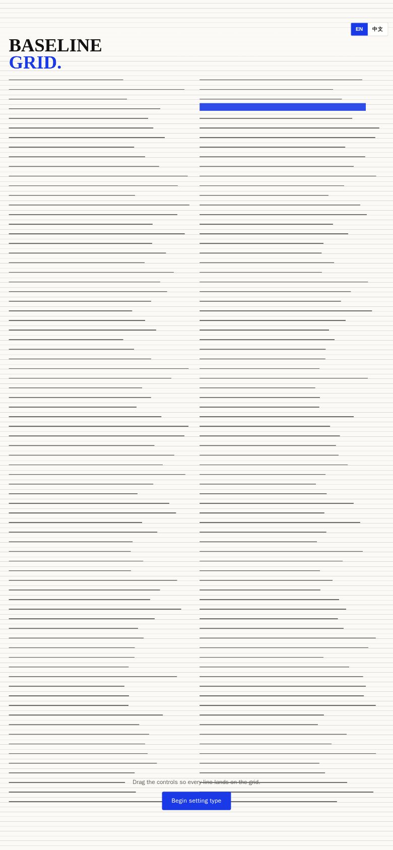 Baseline Grid