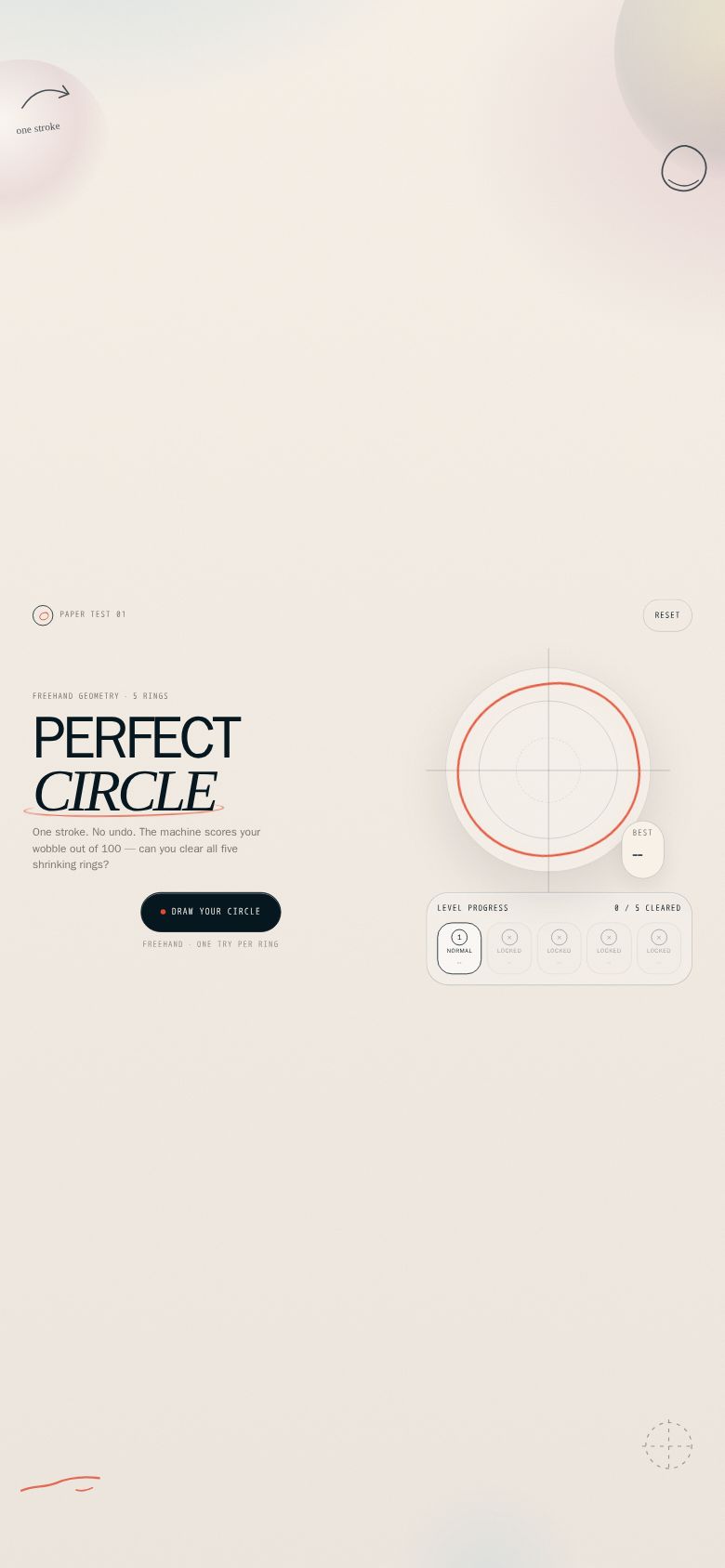 PERFECT CIRCLE