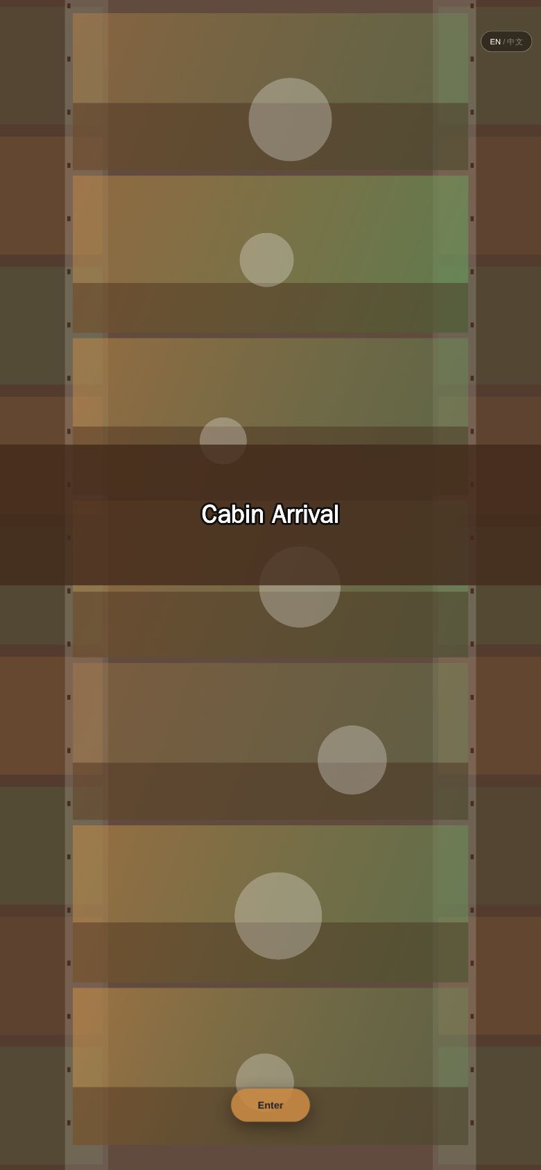 Cabin Arrival
