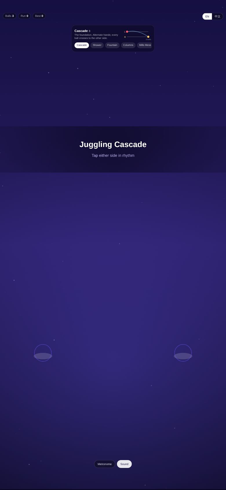 Juggling Cascade