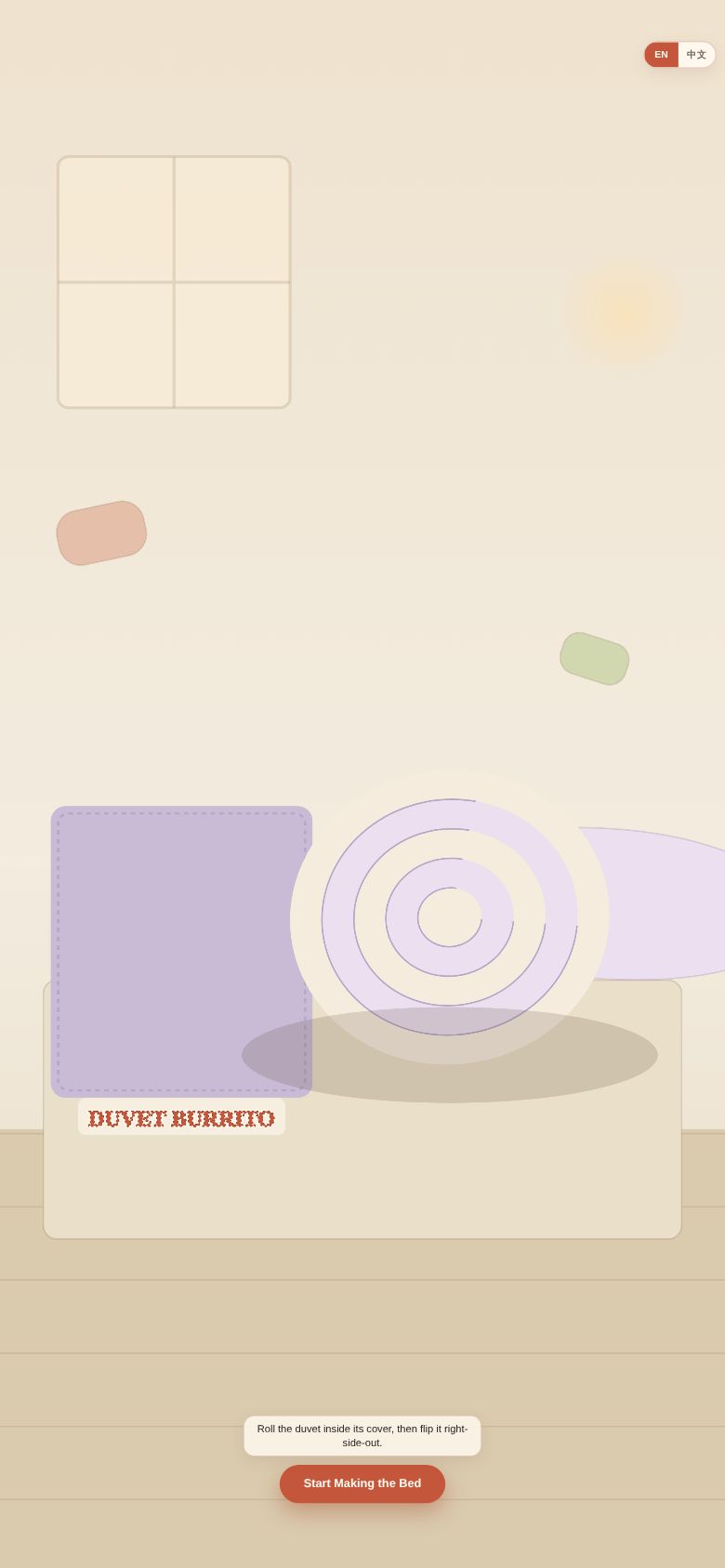 Duvet Burrito