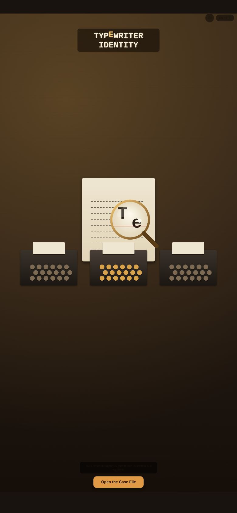 Typewriter Identity