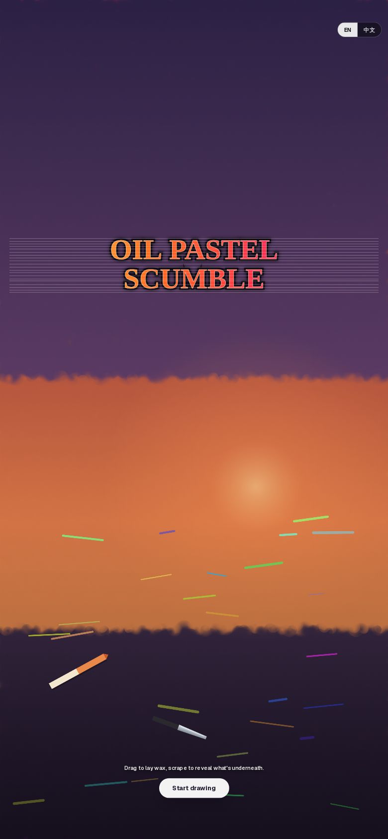 Oil Pastel Scumble
