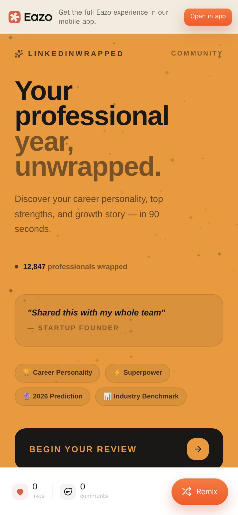 LinkedInWrapped