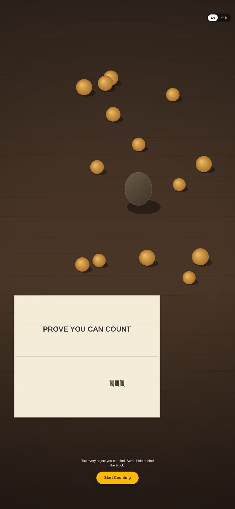 Prove You Can Count