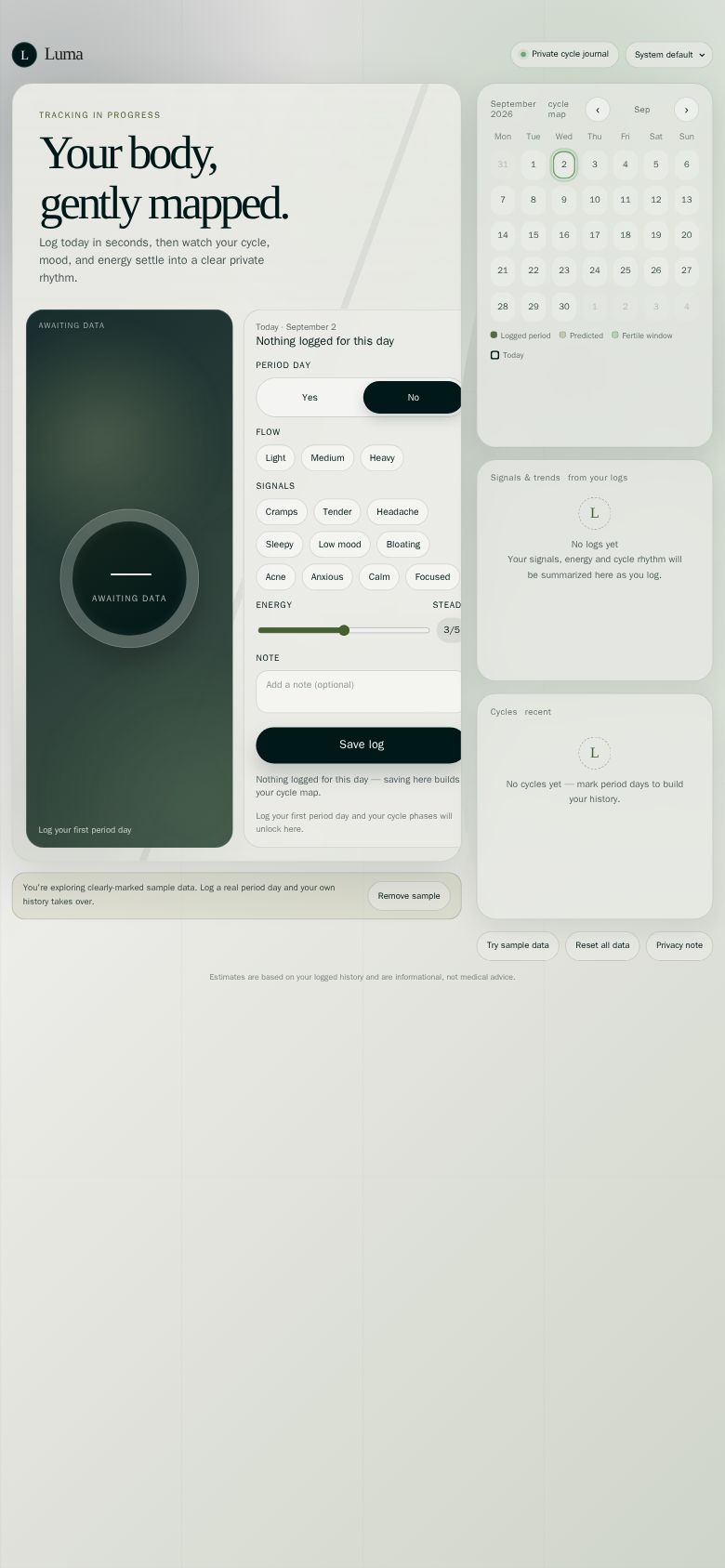 Luma Cycle Journal