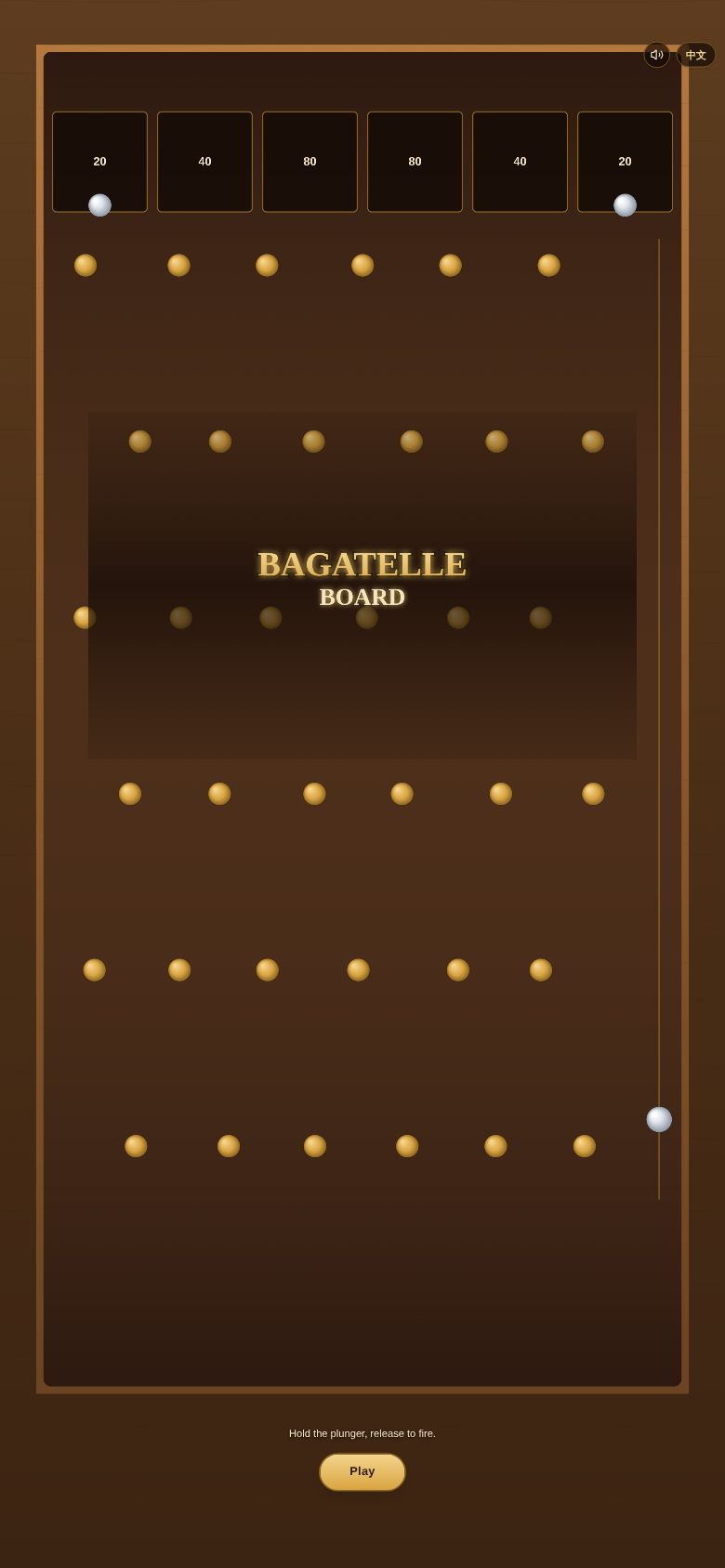 Bagatelle Board