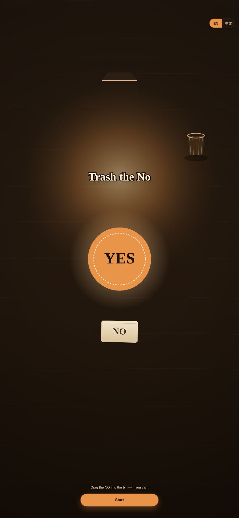 Trash the No