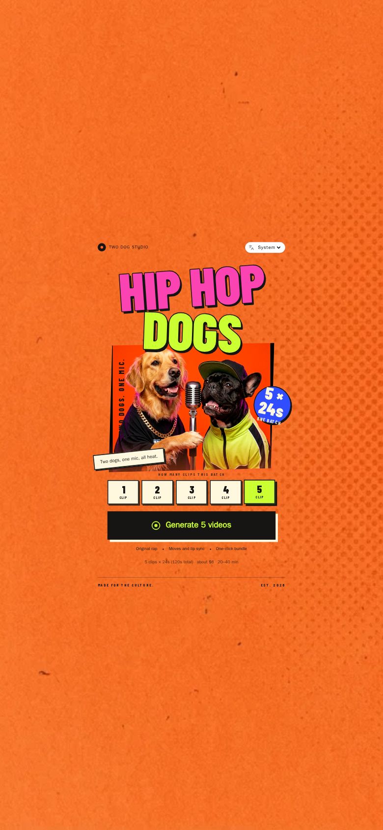 HIP HOP DOGS