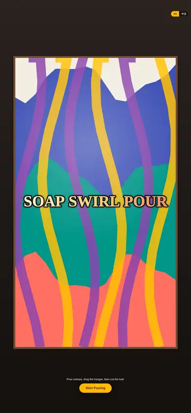 Soap Swirl Pour