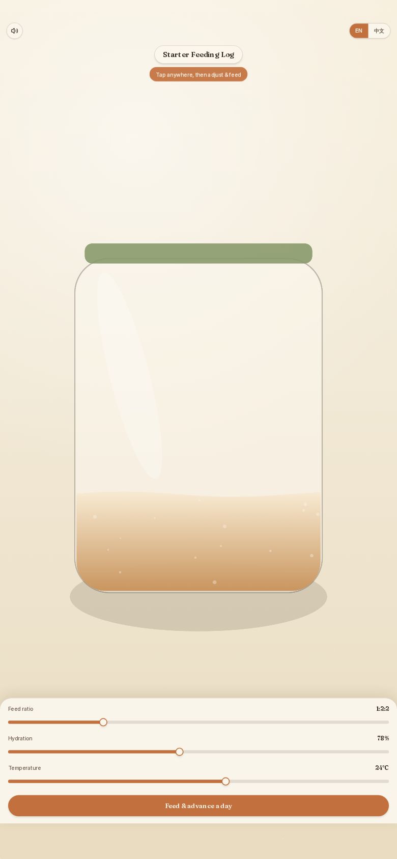 Starter Feeding Log