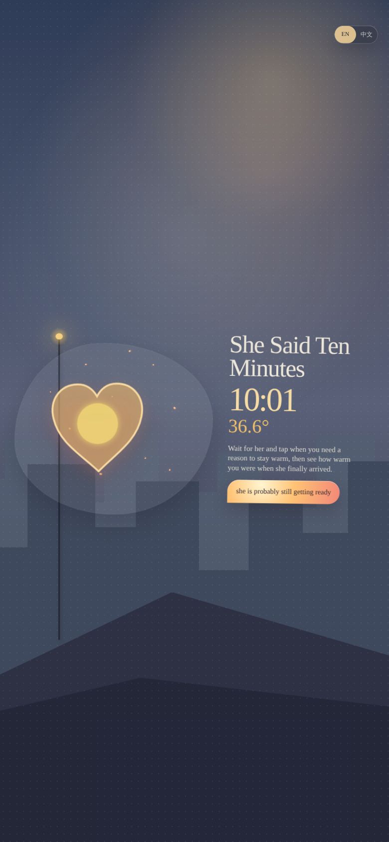She Said Ten Minutes