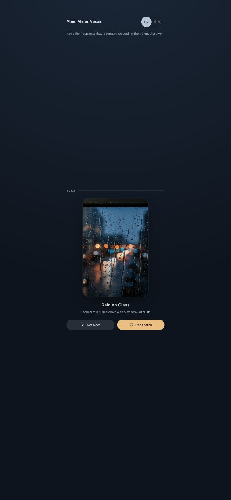 Mood Mirror Mosaic