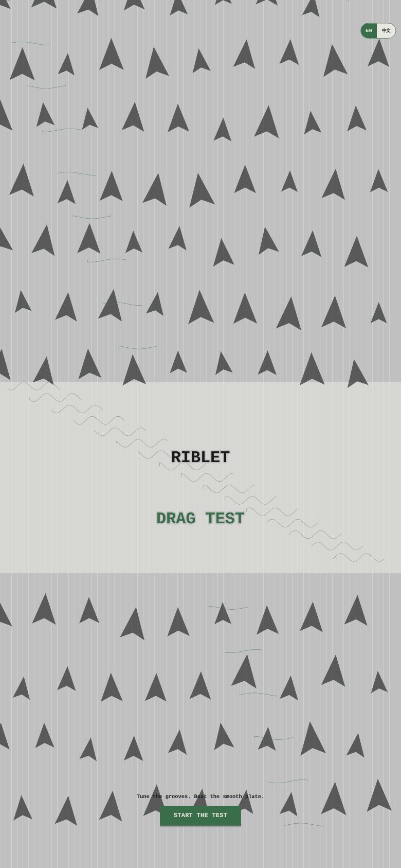 Riblet Drag Test