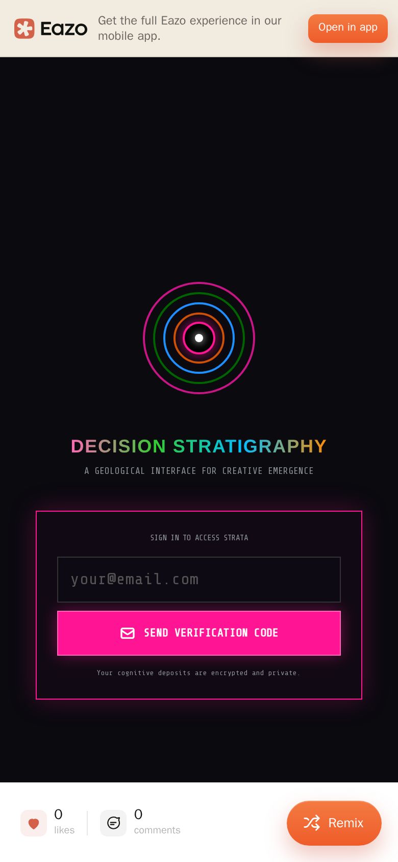 Decision Stratigraphy