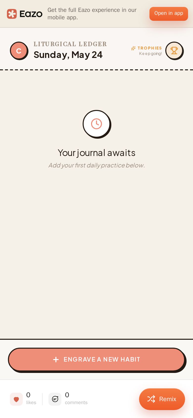 Clay Journal