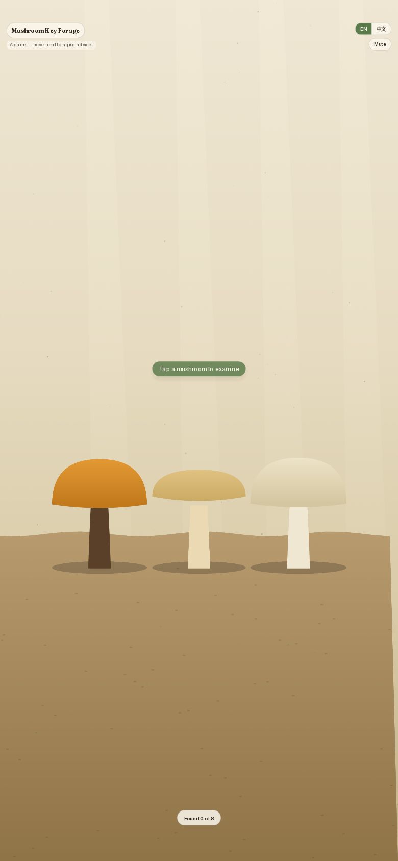 Mushroom Key Forage
