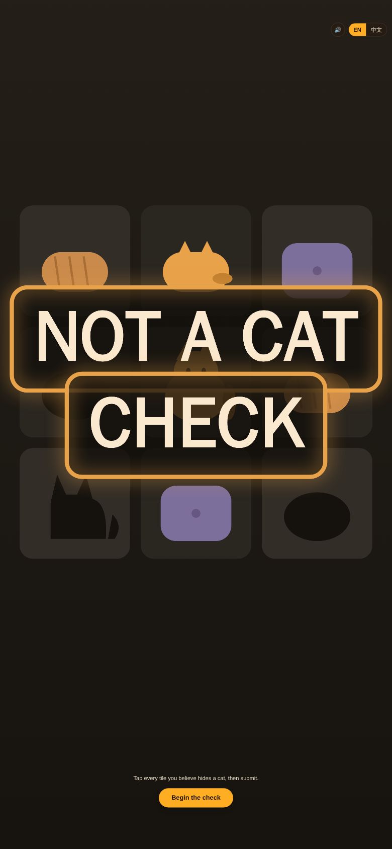 Not a Cat Check