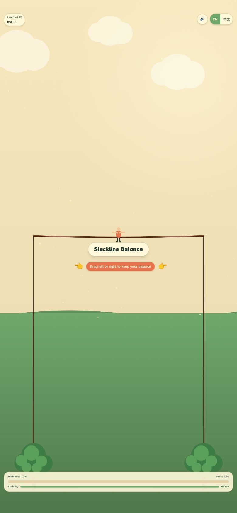 Slackline Balance